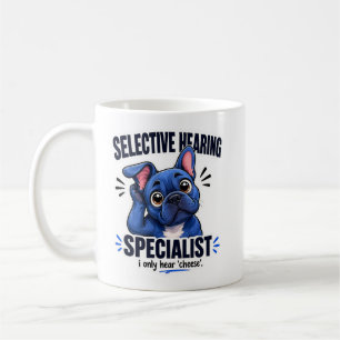 Blaue Französische Bulldogge Snack Radar Humor Kun Kaffeetasse