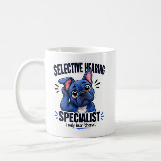 Blaue Französische Bulldogge Snack Radar Humor Kun Kaffeetasse