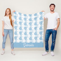 Blaue französische Toile Blumengestaltungsname