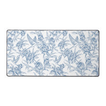 Blaue französische Toile de Jouy