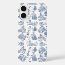 Blaue französische Toile Jack Russell Eleganz