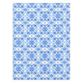 Blaue französische Toile-Muster Tischdecke (Vorderseite)