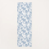 Blaue französische Toile Yogamatte (Vorderseite)