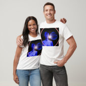 Blaue Frau im Raum T-Shirt (Unisex)