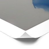 Blaue Frau Poster (Ecke)