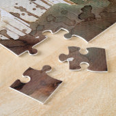 Blaue Frau Puzzle (Seite)