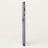 Blaue Frenchie iPhone Abdeckung Case-Mate iPhone Hülle (Hinten/Links)