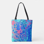 Blaue Freuden-Tasche Tasche (Rückseite)