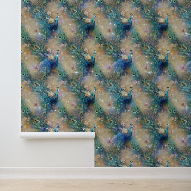 Blaue Friedenstruppen Tapete (Anwendung)