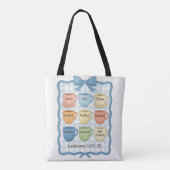 Blaue Frucht des Geistes Tasche (Rückseite)