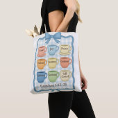 Blaue Frucht des Geistes Tasche (Von Nahem)