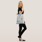 Blaue Frucht des Geistes Tasche (Am Model)