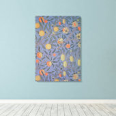 Blaue Früchte" oder "Granatapfel" Leinwanddruck (Insitu (Holzboden))