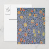 Blaue Früchte" oder "Granatapfel" Postkarte (Vorne/Hinten)