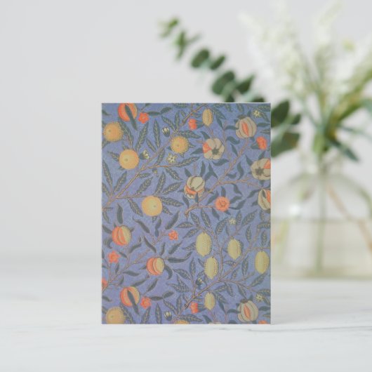 Blaue Früchte" oder "Granatapfel" Postkarte (Stehend Vorderseite)
