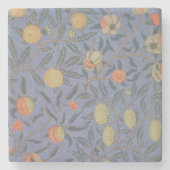 Blaue Früchte" oder "Pomegranat" Steinuntersetzer (Vorderseite)