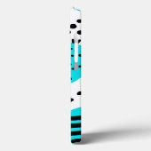 Blaue Fruchtmuster Malerei Kunst. Jetzt kaufen Case-Mate iPhone Hülle (Rückseite / Links)