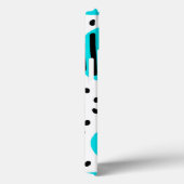 Blaue Fruchtmuster Malerei Kunst. Jetzt kaufen Case-Mate iPhone Hülle (Rückseite / Rechts)