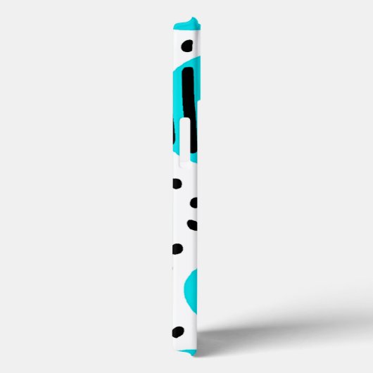 Blaue Fruchtmuster Malerei Kunst. Jetzt kaufen Case-Mate iPhone Hülle (Rückseite / Rechts)