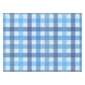 Blaue Fünf-Farben-Gingham-Tischdecke Tischdecke (Vorderseite (Horizontal))