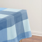 Blaue Fünf-Farben-Gingham-Tischdecke Tischdecke (Beispiel)
