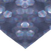 Blaue Funkelnde Bokeh-Lichter Tischdecke (Schrägansicht)