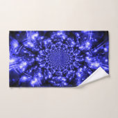 Blaue funkelnde Lichter Badhandtuch Set (Handtuch)