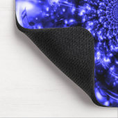 Blaue funkelnde Lichter Mousepad (Ecke)