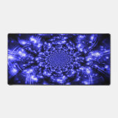 Blaue funkelnde Lichter Schreibtischunterlage (Vorderseite)