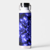 Blaue funkelnde Lichter Trinkflasche (Vorne)