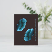 BLAUE FÜßE VON MARK EDWARD WESTERFIELD 2020 POSTKARTE (Stehend Vorderseite)