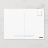 BLAUE FÜßE VON MARK EDWARD WESTERFIELD 2020 POSTKARTE (Rückseite)