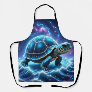 Blaue Galaktische Meerschildkröte Schürze