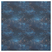 Blaue Galaxie Abstract Stoff (Muster)