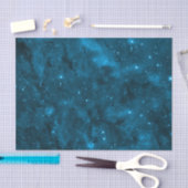 Blaue Galaxie Seidenpapier (Handwerk)