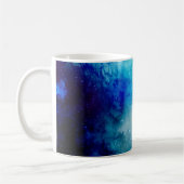 Blaue Galaxie-Tasse Kaffeetasse (Links)