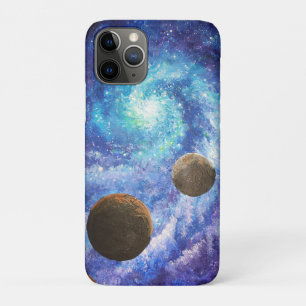 Blaue Galaxie und Planeten Case-Mate iPhone Hülle