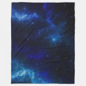 BLAUE GALAXY FLEECEDECKE (Vorderseite)