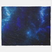 BLAUE GALAXY FLEECEDECKE (Vorderseite (Horizontal))
