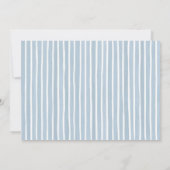 Blaue-Gans-Baby-Shower-Dankeskarten Dankeskarte (Rückseite)