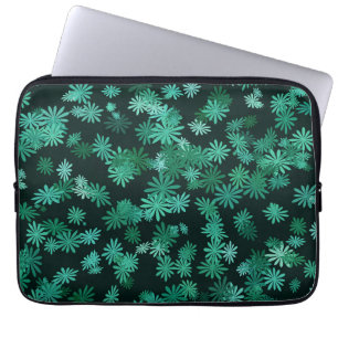 Blaue Gänseblümchen Laptopschutzhülle