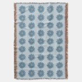 Blaue Gänseblume Decke (Vorderseite Vertikal)