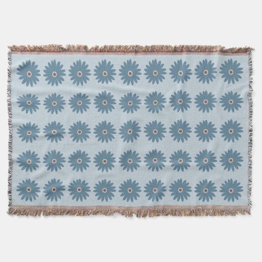 Blaue Gänseblume Decke (Vorderseite)