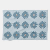 Blaue Gänseblume Geschirrtuch (Horizontal)
