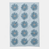Blaue Gänseblume Geschirrtuch (Vertikal)