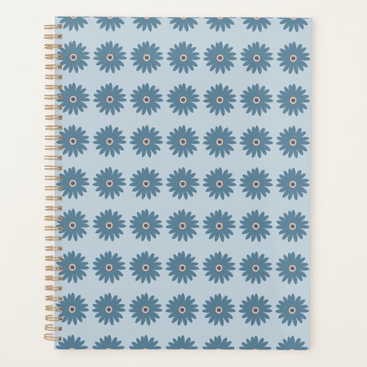 Blaue Gänseblume Planer (Vorderseite)