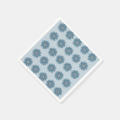Blaue Gänseblume Serviette (Ecke)