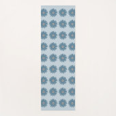 Blaue Gänseblume Yogamatte (Vorderseite)
