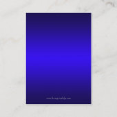 Blaue Gast Info-Visitenkarte Großherzogin- Visitenkarte (Rückseite)