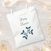 Blaue Gastgeschenke Geschenktütchen (Ausgeschnitten)